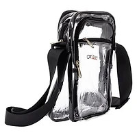 Clear Crossbody Satchel 10in x 8.6in