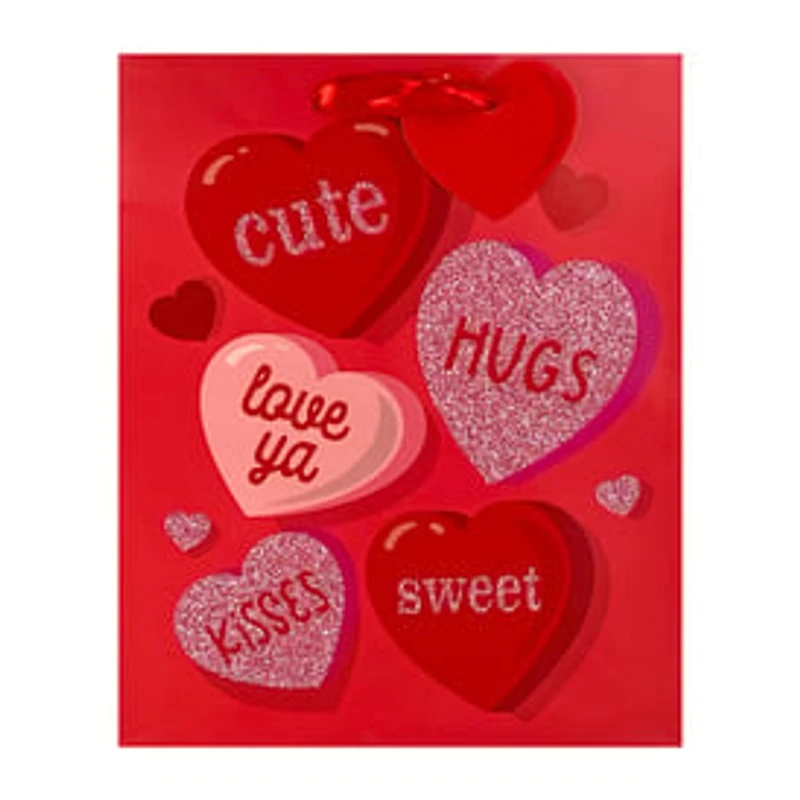 Valentine's Day Love Hearts Gift Bag