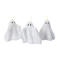 Halloween Ghost LED Candles 3-Piece Set