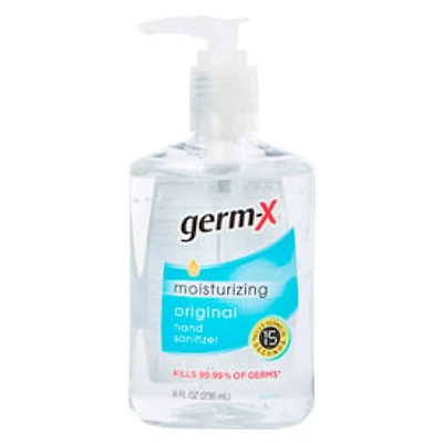 Germ-X® Advanced Moisturizing Hand Sanitizer Pump Dispenser 8oz