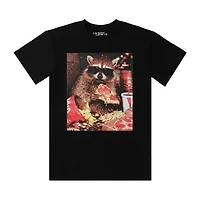 Pizza Raccoon Graphic Tee