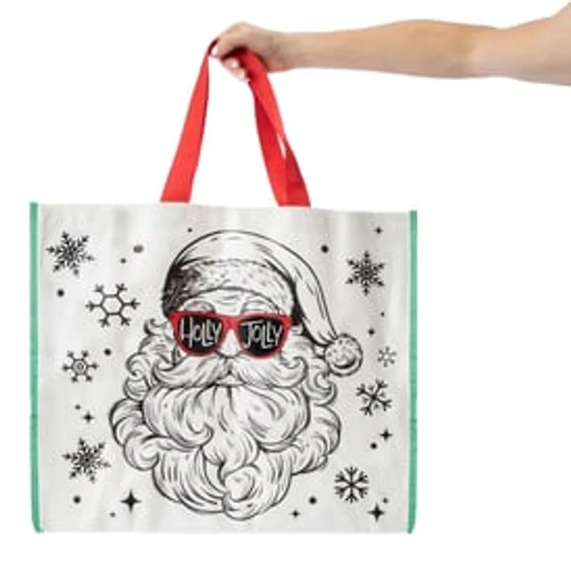Christmas-Themed Tote Bag