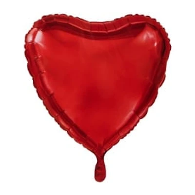 INFLATED Red Heart Balloon