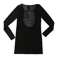 Long-Sleeve Mini Dress