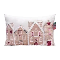Christmas Gingerbread House Pillow
