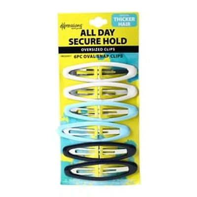 Large Oval Snap Clips 6-Pack