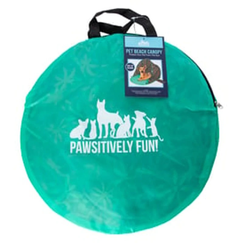 Pop-Up Pet Beach Canopy With Storage Bag 36.25in x 23.25in