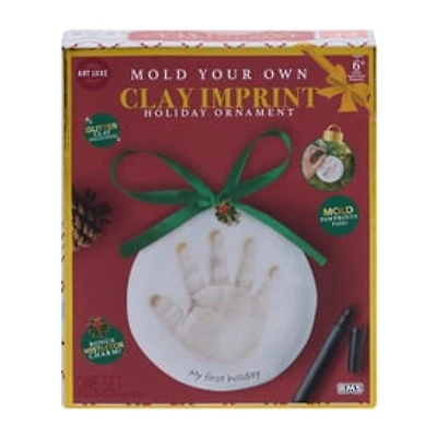 Make Your Own Clay Imprint Holiday Ornament Set