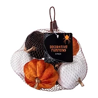 Halloween Decorative Pumpkins 6-Pack
