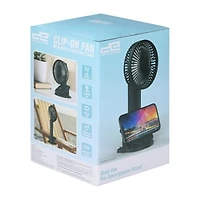 Clip-On Fan With Multi-Function Stand