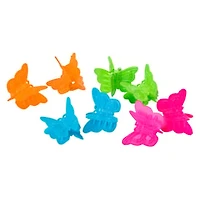 Pride Rainbow Butterfly Hair Clips 8-Count
