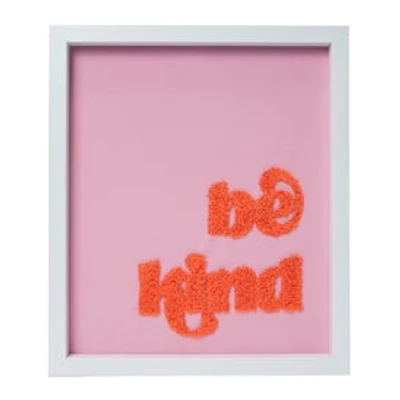 Framed Tufted Wall Art 12in X 14in