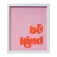 Framed Tufted Wall Art 12in X 14in