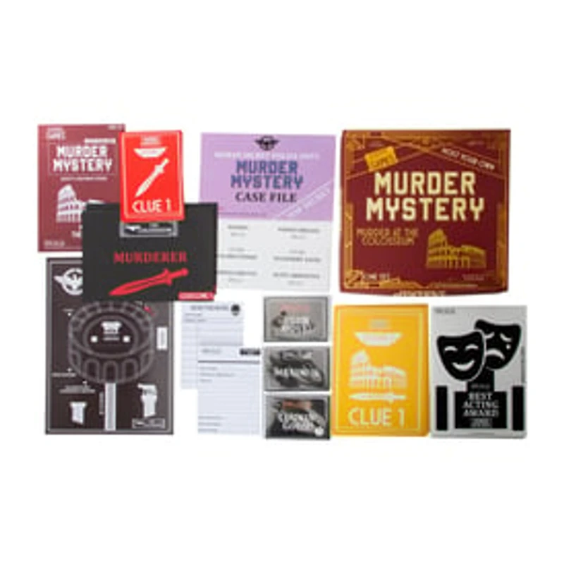 Murder Mystery Game Set