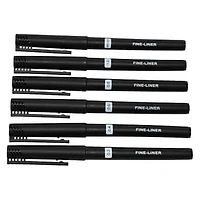 6-Count Artist Pens Set - Black ink
