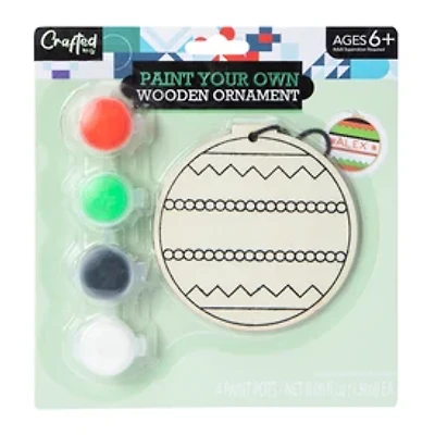 Paint Your Own Wooden Ornament Set