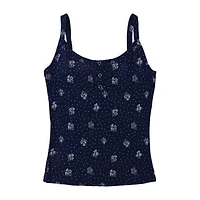 Juniors Wide Rib Tank Top