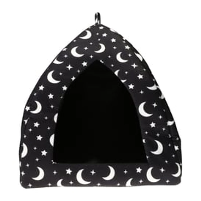 Halloween Moon & Stars Pet Hut 12in x 14in