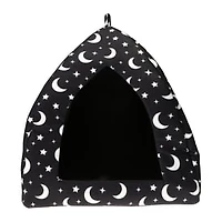 Halloween Moon & Stars Pet Hut 12in x 14in