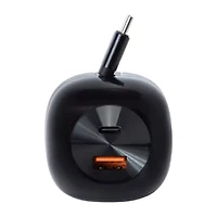 20W Car Charger With Retractable USB-C Cable