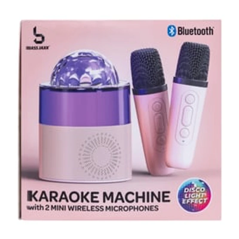 Karaoke Machine W/ 2 Mini Wireless Microphones