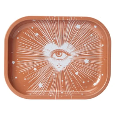 Small Decorative Tray With Print 7in x 5.5in