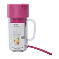 Rechargeable Portable Blender With Handle & Silicone Straw 17oz