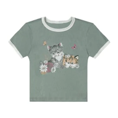 Juniors Kittens Graphic Tee