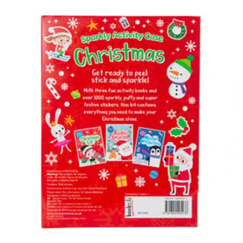 Sparkly Christmas Activity Case With Over 1000 Stickers