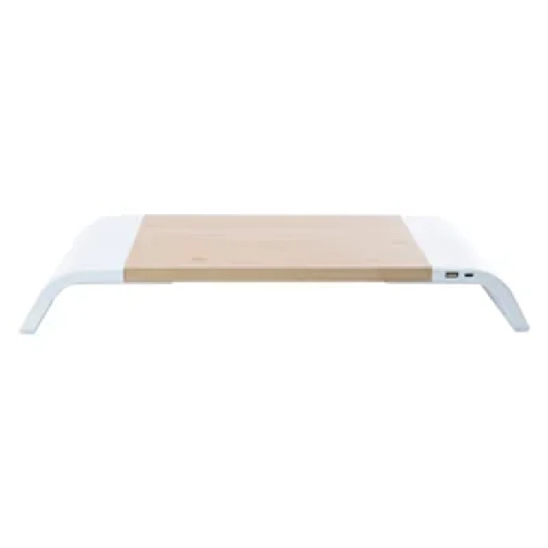 Desktop Computer Monitor Stand With Charging Ports 21in x 7.6in