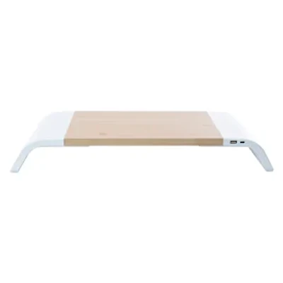 Desktop Computer Monitor Stand With Charging Ports 21in x 7.6in