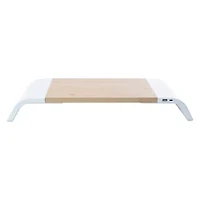 Desktop Computer Monitor Stand With Charging Ports 21in x 7.6in