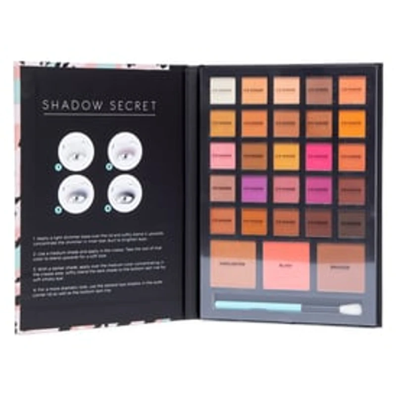 Profusion® Beauty Diary 28-Piece Makeup Palette - Pink Leopard