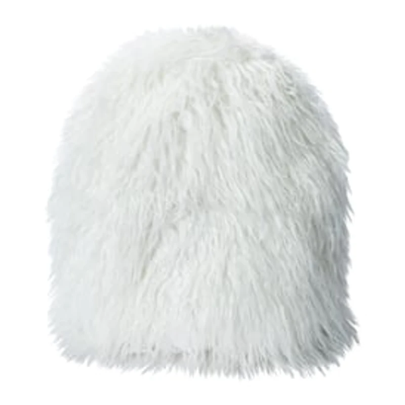 Fuzzy Ghost Halloween Throw Pillow 13in