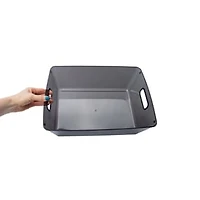 Large Plastic Storage Bin 10.25in x 14.25in
