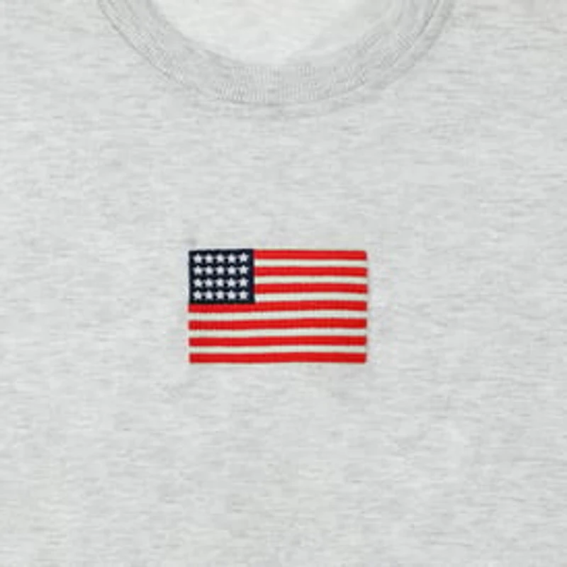 Juniors USA Crew Neck Graphic Sweatshirt