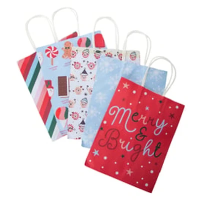 5-Pack Medium Gift Bag Set 7in x 9in