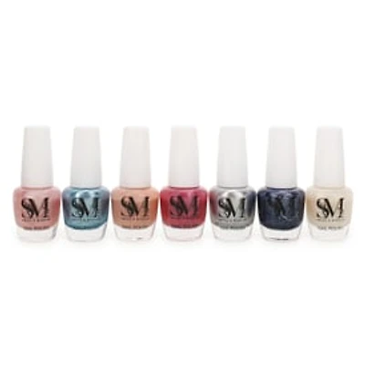 7-Piece Sugar Crystals Glitter Nail Polish Set