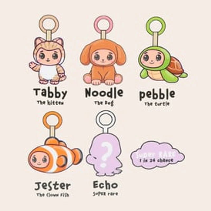 Mimomo Dream Sprouts Surprise Animal Edition Plush (Styles May Vary)