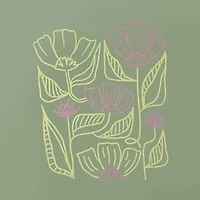 Stencil Flowers Graphic Tee