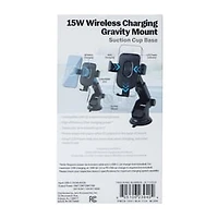 15W Wireless Charging Gravity Mount