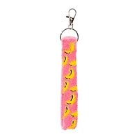 Tufted Wristlet With Keyring