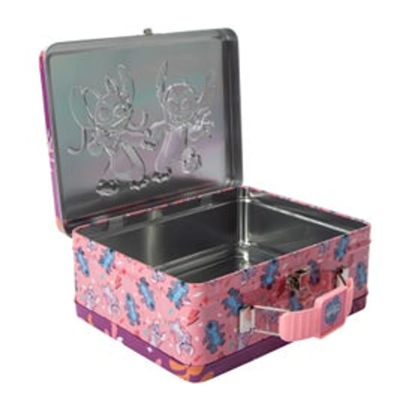 Disney Stitch Angel & Stitch Tin Lunch Box (Styles May Vary)
