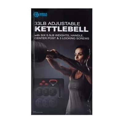 Series-8 Fitness™ Adjustable Kettlebell 33lbs