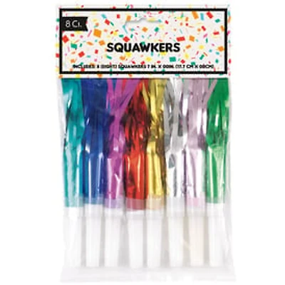 Fringed Squawkers 8-Count