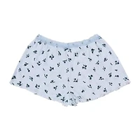 Juniors Floral Rib Shorts