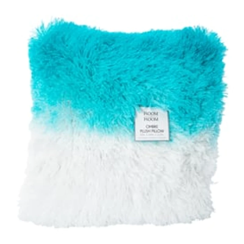 Ombre Plush Throw Pillow 16in x 16in