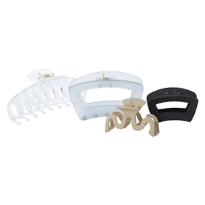 Assorted Claw Hair Clips 4-Pack