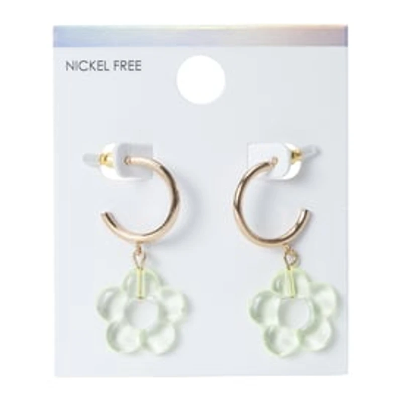 Dangle Hoop Earrings