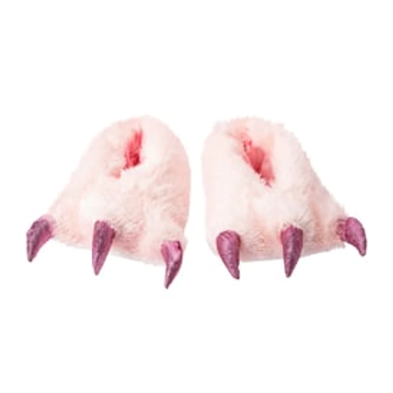 Juniors Furry Claw Slippers
